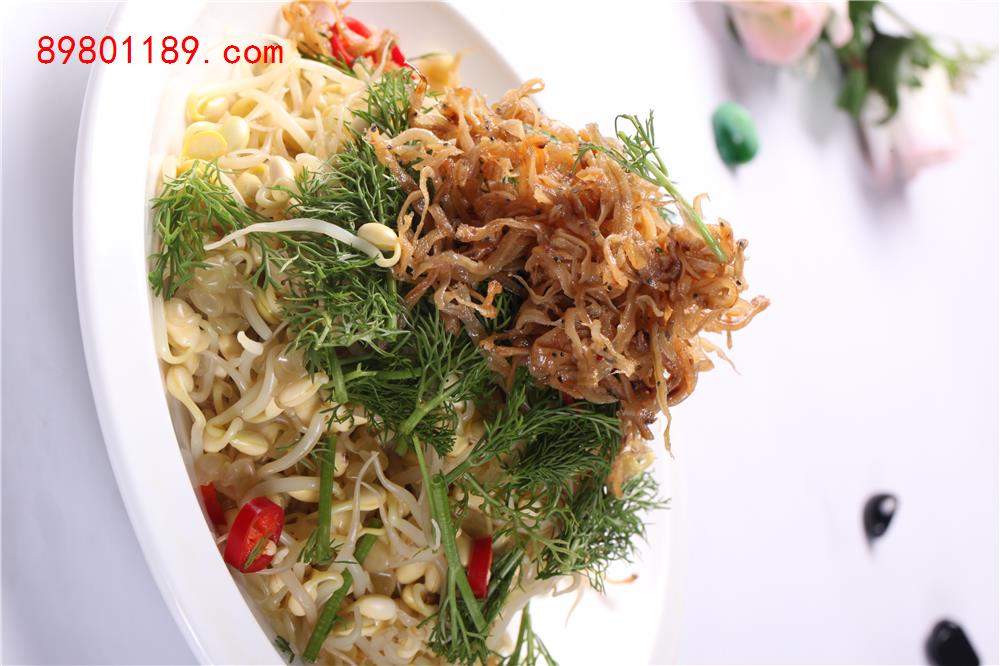 丁香鱼拌豆芽
